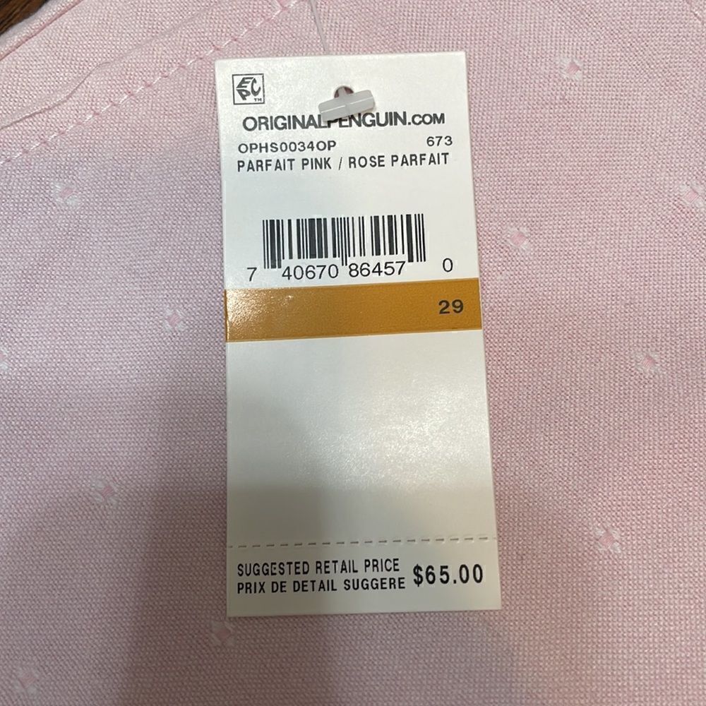ORIGINAL PENGUIN pink bermuda shorts - Picture 10 of 13